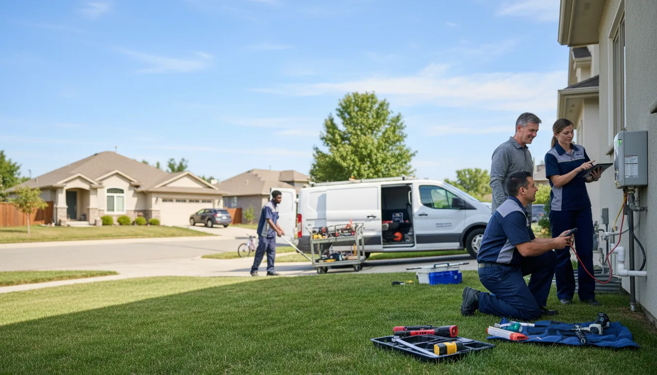 Tankless water heater service in Myra, TX